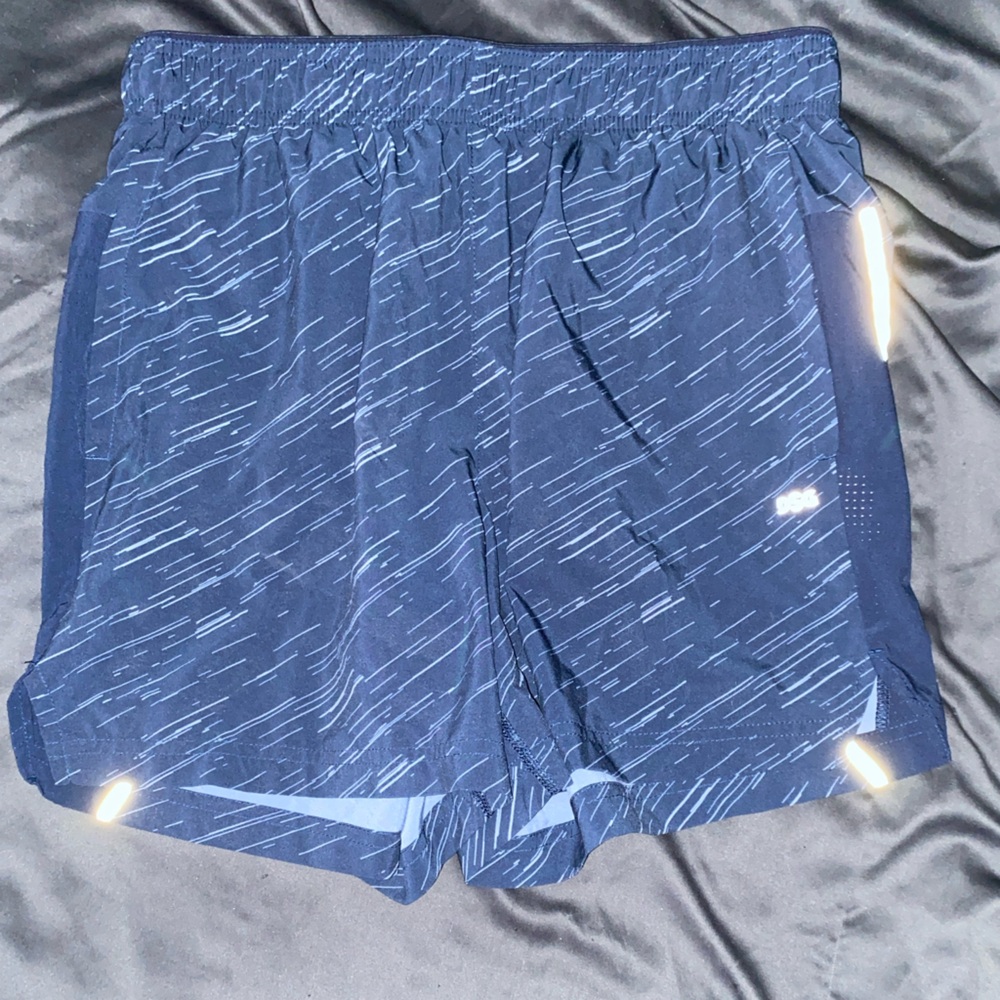 DSG Blue Athletic Shorts with Textured Fabric